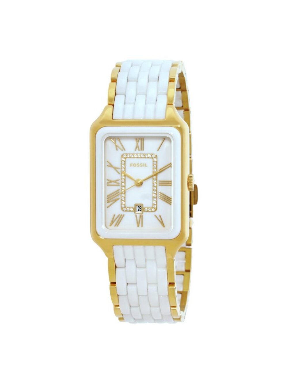 NWT Fossil Raquel Quartz White Dial Ladies Watch